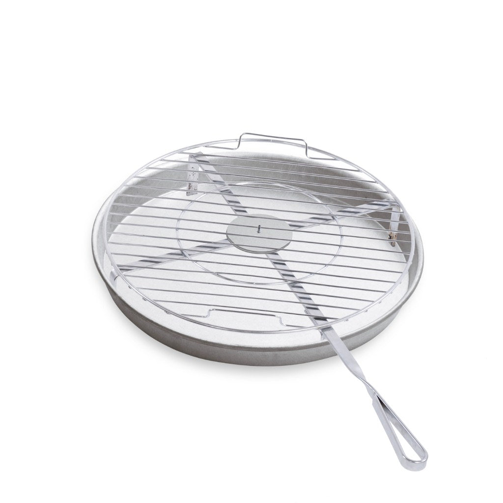 Alfa BBQ grill kit assembled on a white background.