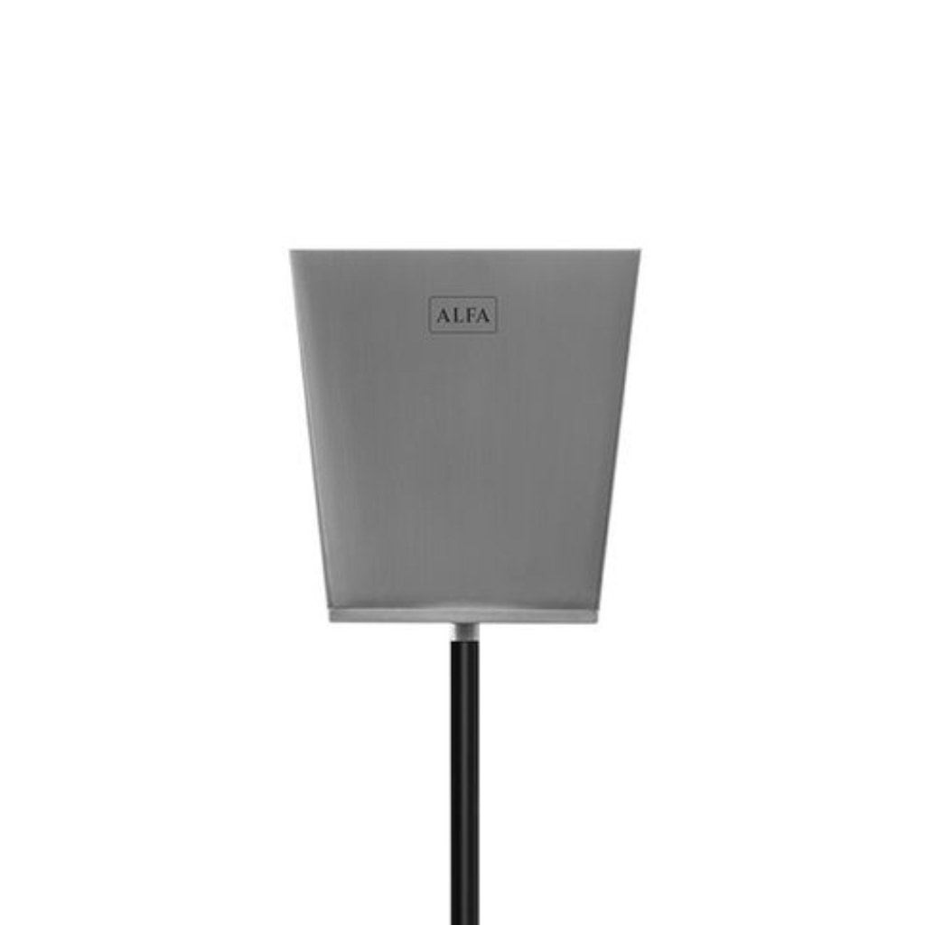 Alfa Forni Pizza Peel grey ash shovel on a white background