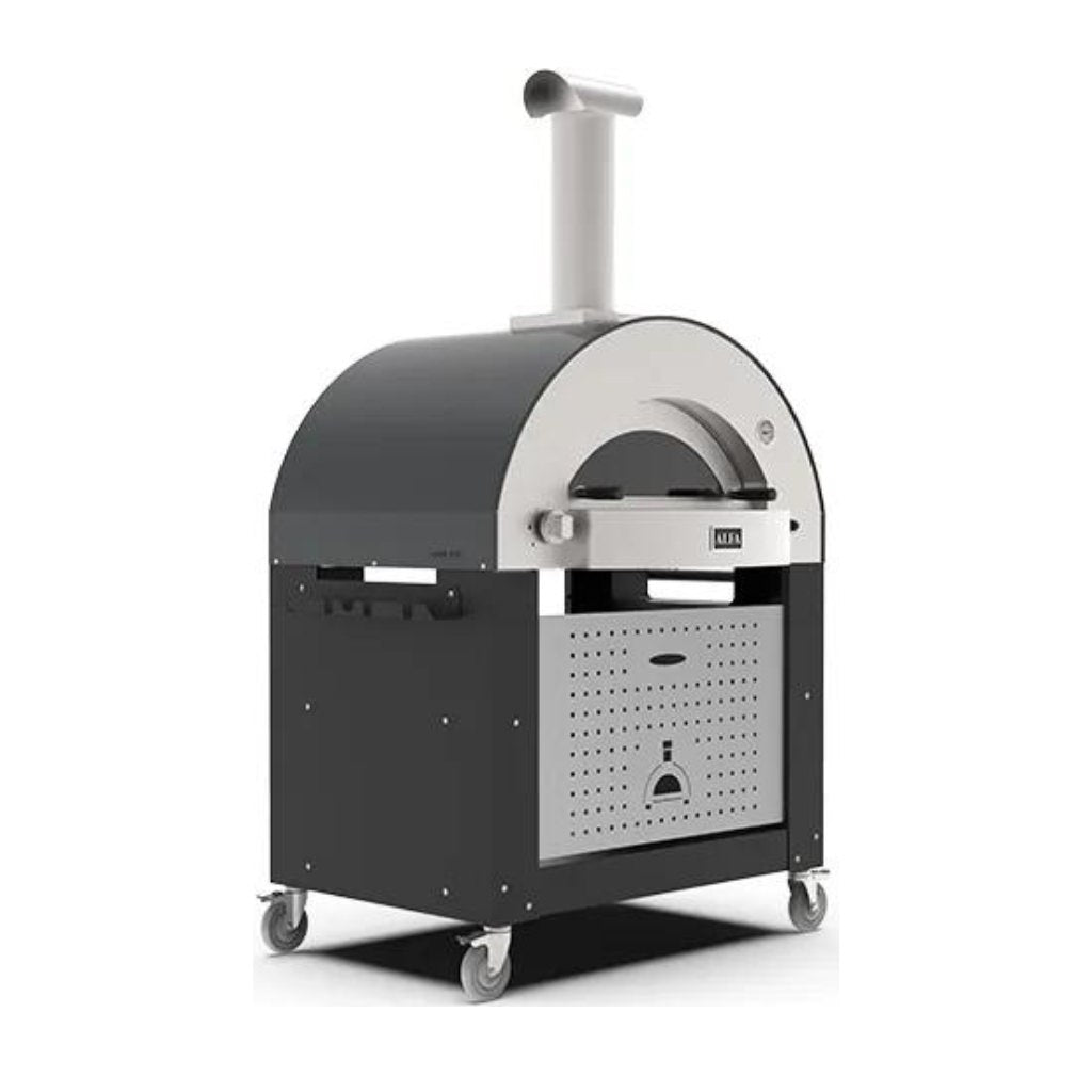 Forno Alfa Classico 4 Pizze Pizza Oven on Base Angle View