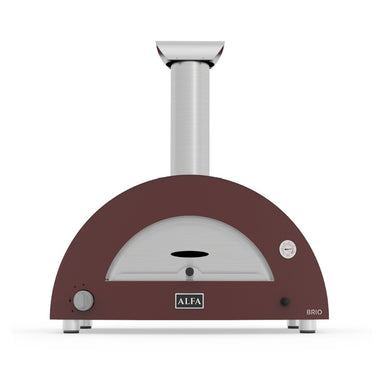 Alfa Brio Countertop Gas Pizza Oven in Antique Red For Sale