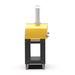 Alfa 3 Pizza Oven Stand left side view with pizza oven on cart with white background