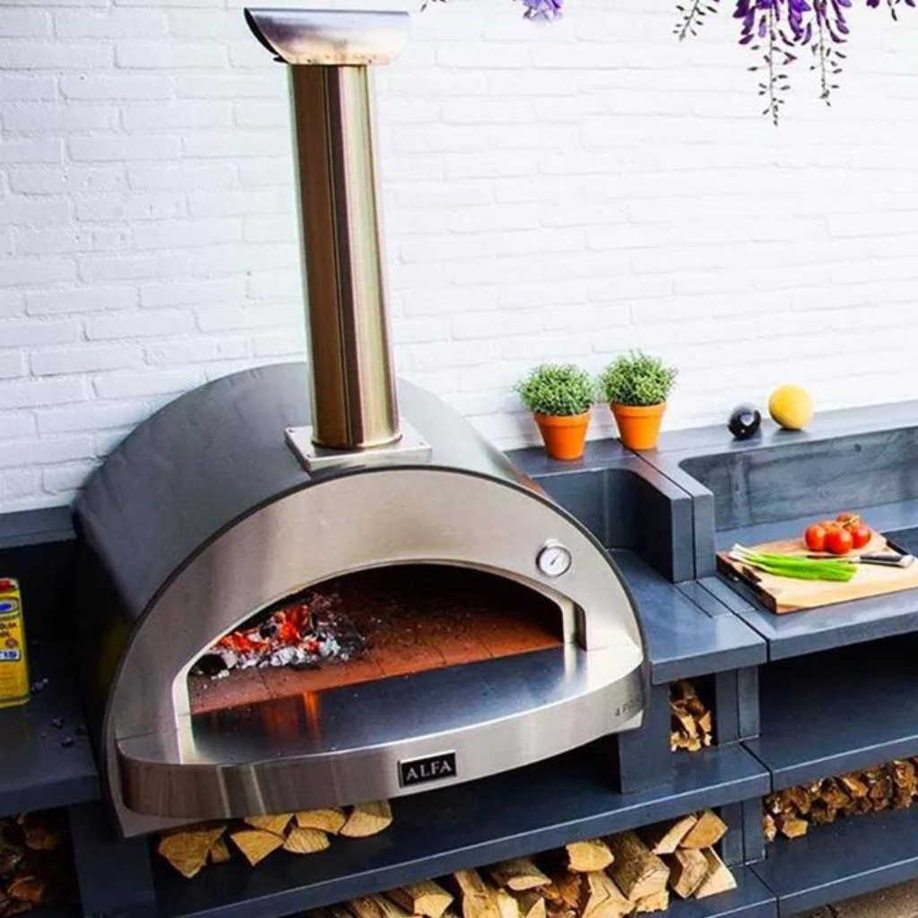 Alfa 4 Pizze Countertop Wood Fired Pizza Oven