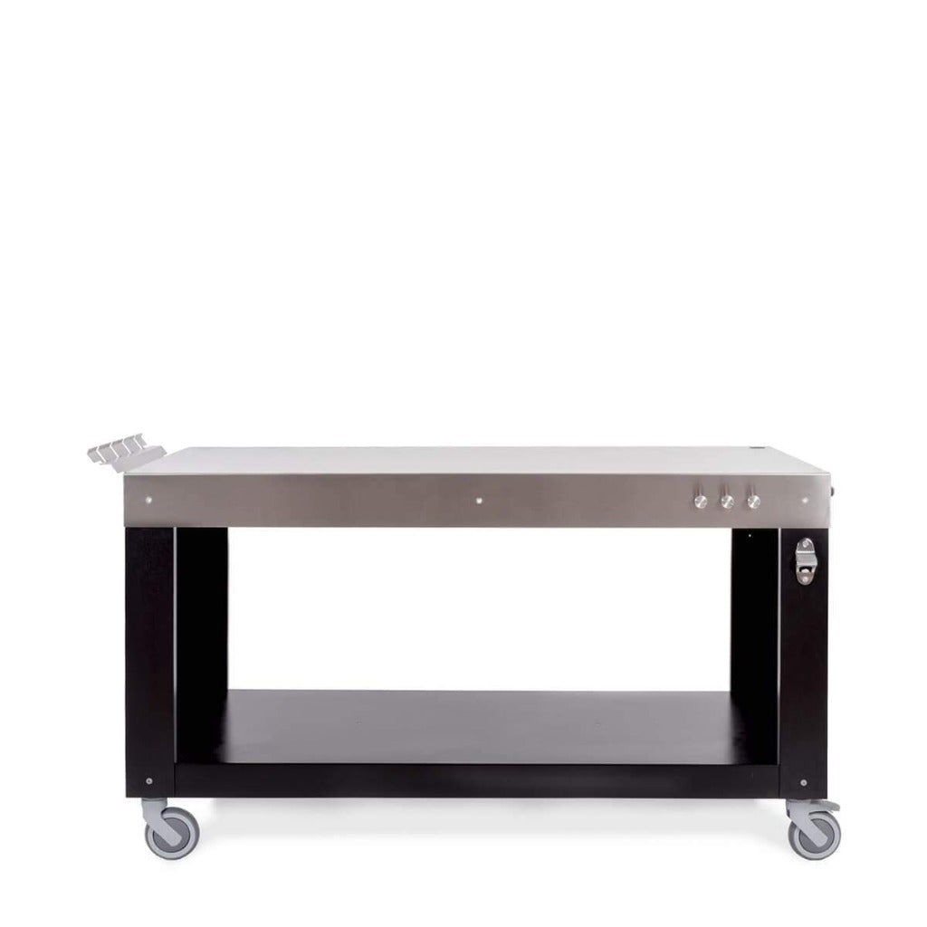 Alfa Pizza Oven Table side view on white background