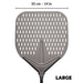 Large Alfa pizza peel set with a 35 cm peel for medium and family-sized ovens