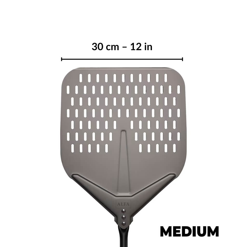Medium Alfa pizza peel set with a 30 cm peel for home pizza ovens