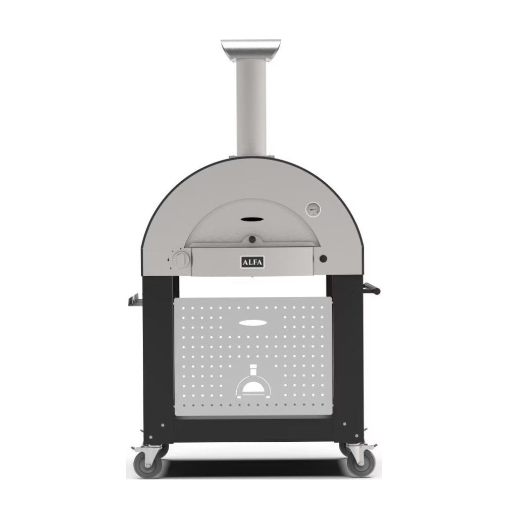 Alpha Classico 2 Pizze Gas Pizza Oven on Base Front View