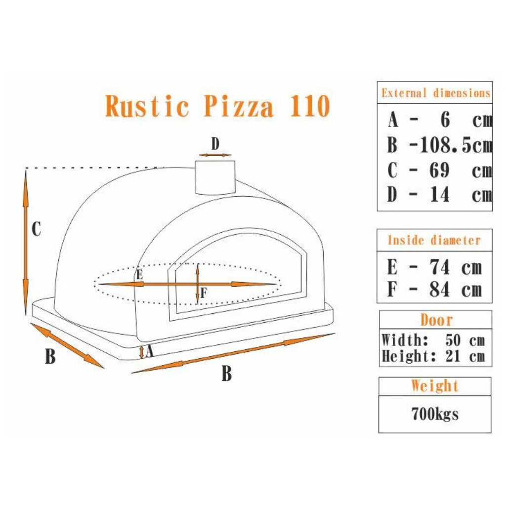 Pizzaioli Rustic Premium Pizza Oven