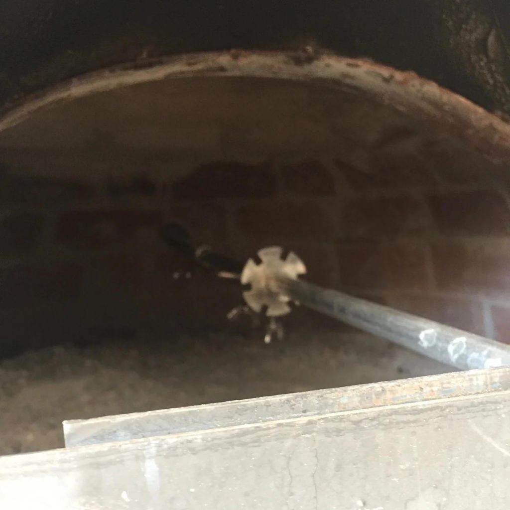 Brick Oven Rotisserie Spit