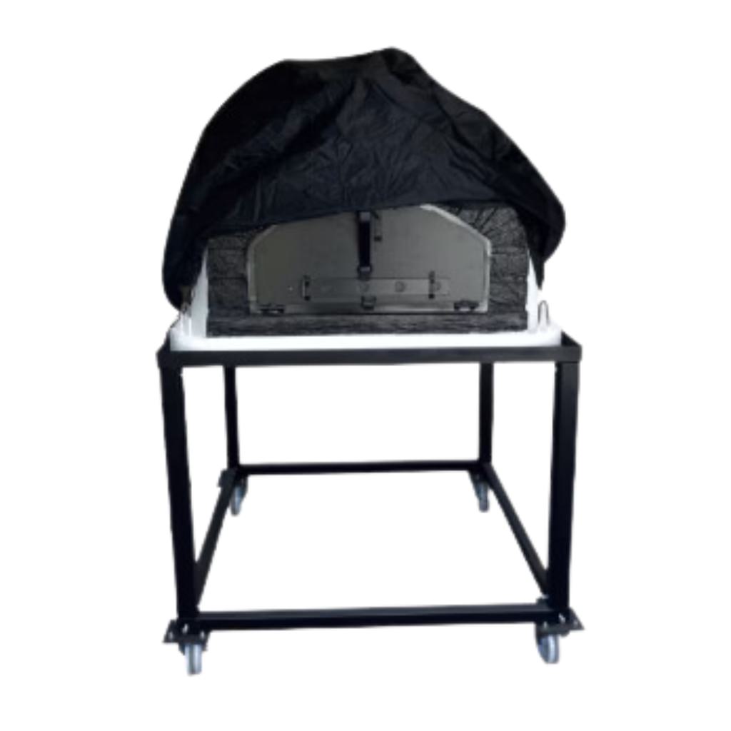 Rustic and Stone Finish Pizza Oven Cover