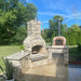 Authentic Pizza Ovens Ventura Sierra Premium Pizza Oven In Backyard On Custom Stone Countertop