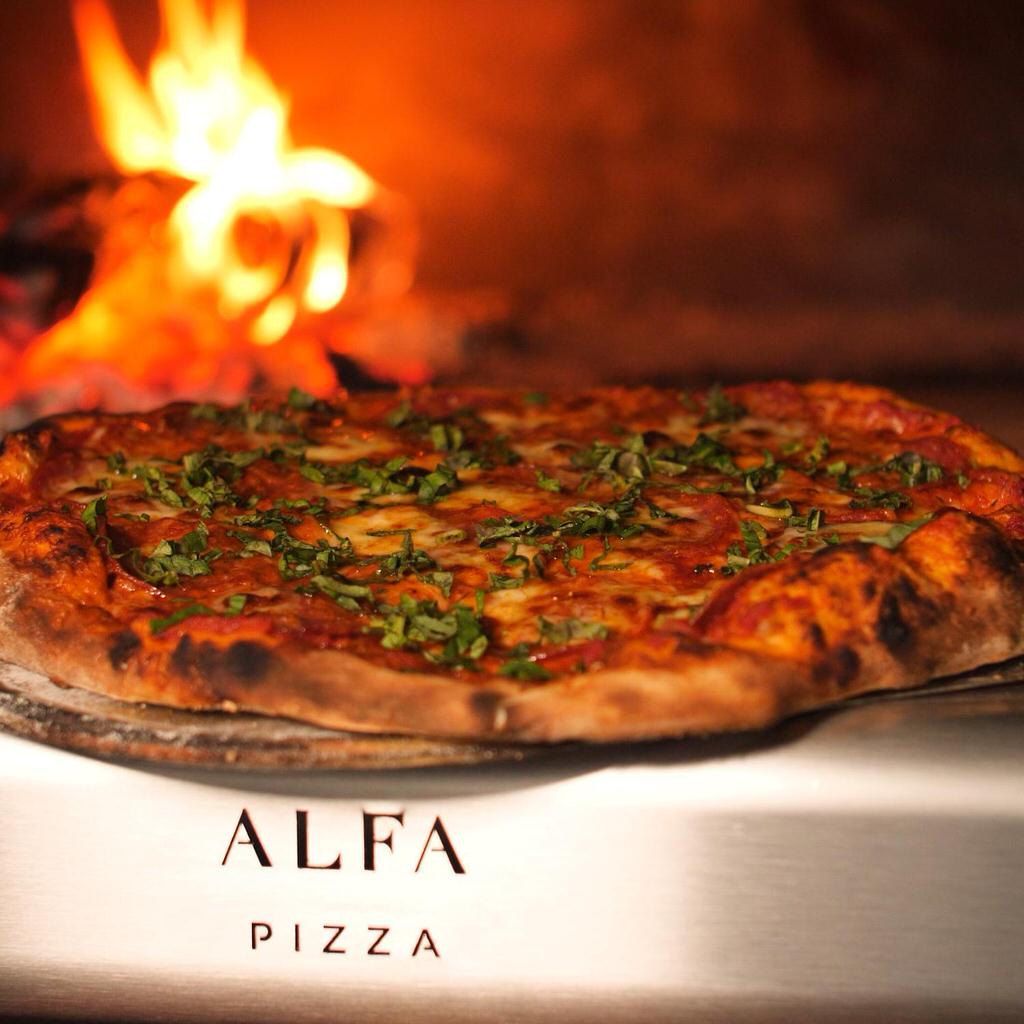 Alfa Forni 4 Pizze Countertop Pizza Oven Cooking Pizza