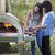 Alfa Forni 4 Pizze Freestanding Pizza Oven Prepping to Cook with Friends