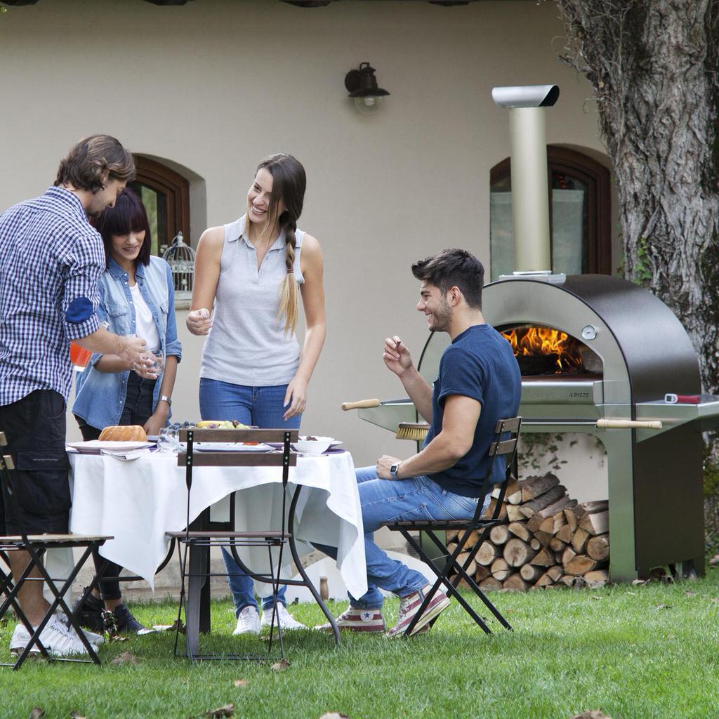 Alfa Forni 4 Pizze Mobile Pizza Oven Outdoor Pizza Party With Friends