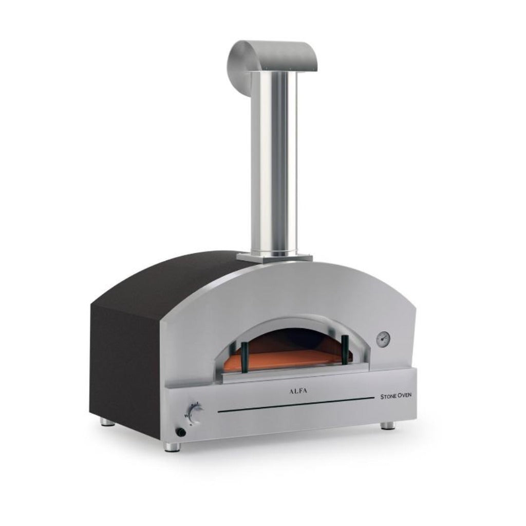 Alfa Stone Gas Pizza Oven Countertop Right Side View