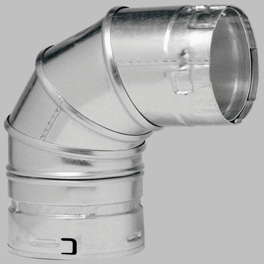 Authentic Pizza Ovens 90 Degree Stainless Steel Chimney Pipe Elbow