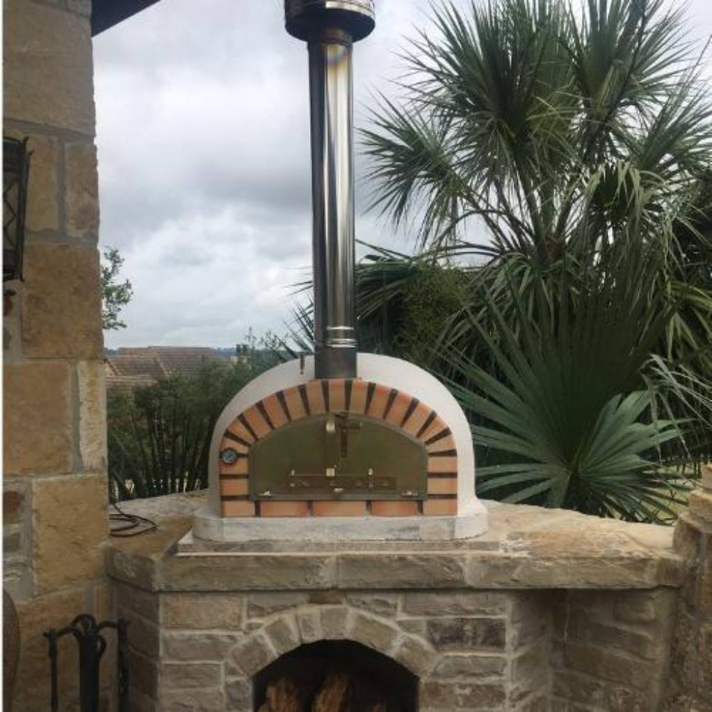 Authentic Pizza Ovens 38" Stainless Steel Chimney Pipe Extension For Pizzaioli