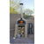 Authentic Pizza Ovens 38" Stainless Steel Chimney Pipe Extension Traditional Pizza Oven on Base Backyard Patio