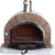 Authentic Pizza Ovens Premium Buena Ventura Red Brick Countertop Wood Fired Pizza Oven With Door Open