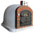Authentic Pizza Ovens Premium Lisboa Rustic Brick Arch Countertop Wood Fired Pizza Oven Left Side View
