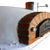 Authentic Pizza Ovens Premium Pizzaioli Rustic Brick Arch Countertop Wood Fired Pizza Oven Close Up Left Side View