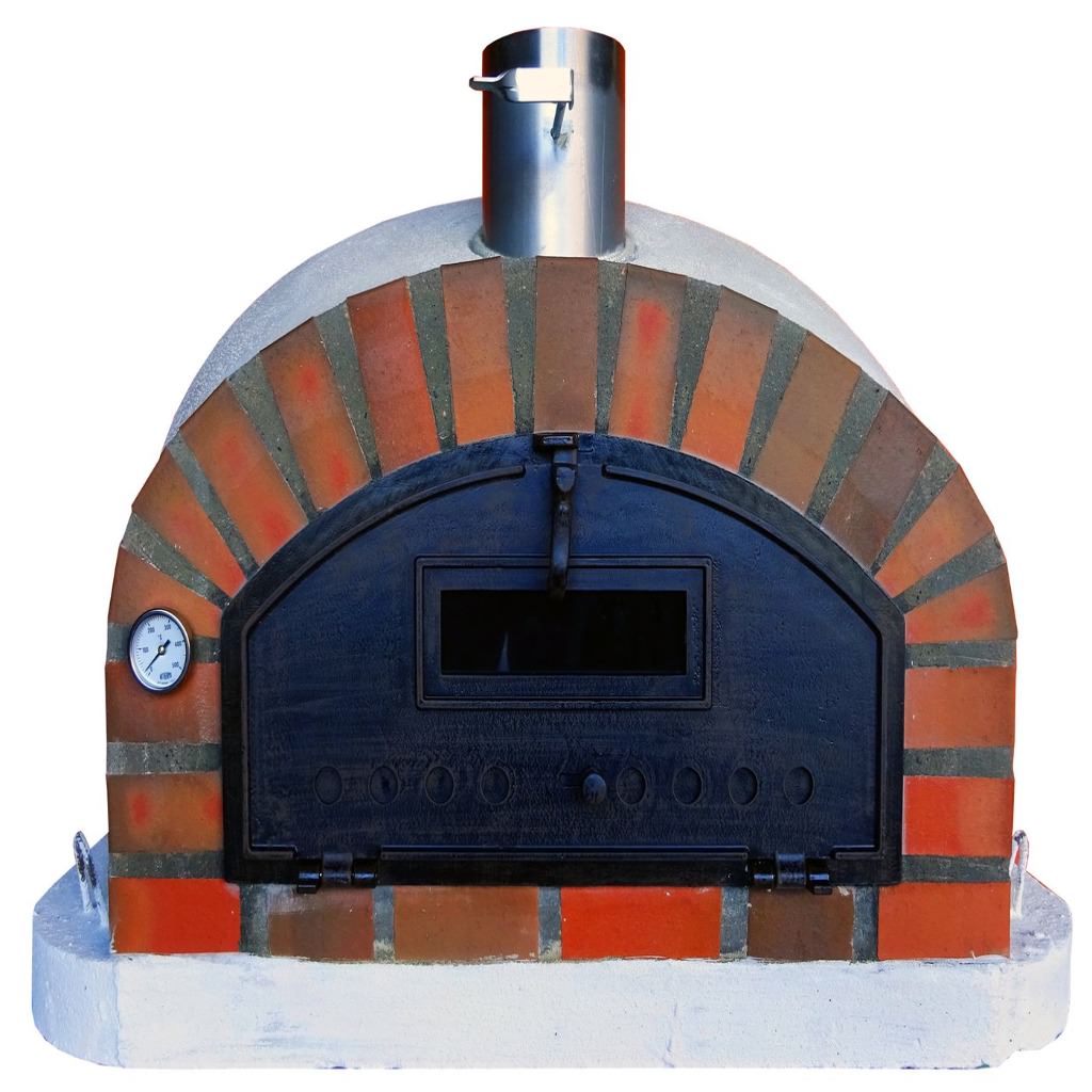 Authentic Pizza Ovens Premium Pizzaioli Rustic Brick Arch Countertop Wood Fired Pizza Oven RUSTBAPREM
