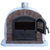 Authentic Pizza Ovens Premium Ventura Red Brick Countertop Wood Fired Pizza Oven One Door Open