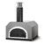 Chicago Brick Oven CBO 500 Countertop Wood Fired Pizza Oven CBO-O-CT-500-SV Silver Vein with Door Closed and Right Side View