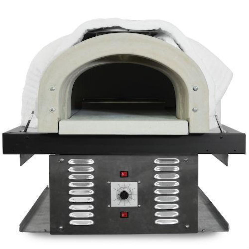 Chicago Brick Oven CBO 750 Hybrid Gas and Wood Fired Pizza Oven DIY Kit CBO-O-KIT-750-HYB Front View Close Up