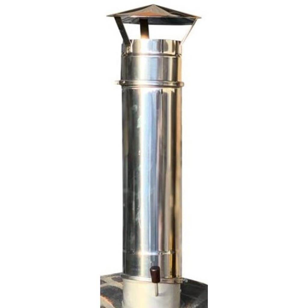Pro Forno Stainless Steel 39.4" Chimney Pipe Kit